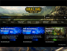 Tablet Screenshot of healingwow.com
